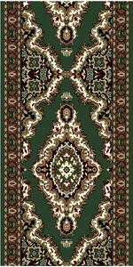 Alfa Carpets Běhoun na míru TEHERAN T-102 green - šíře 80 cm