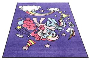 Dětský kusový koberec Agnella Happy Hugs Modrý Rozměr: 160x220 cm