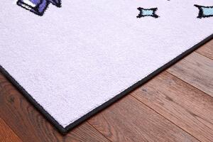 Dětský kusový koberec Agnella Happy Puff Liliový Rozměr: 160x220 cm