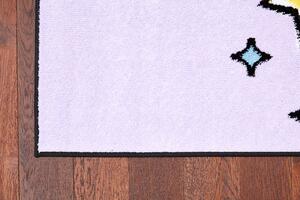 Dětský kusový koberec Agnella Happy Puff Liliový Rozměr: 160x220 cm
