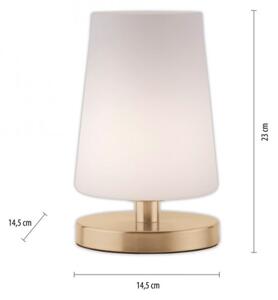 Paul Neuhaus 4146-60 - LED Stmívatelná stolní lampa SONJA 1xG9/3W/230V mosaz