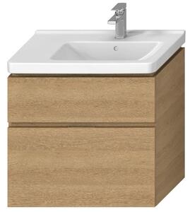 Koupelnová skříňka pod umyvadlo Jika Cubito 74x42,6x68,3 cm dub H40J4254045191