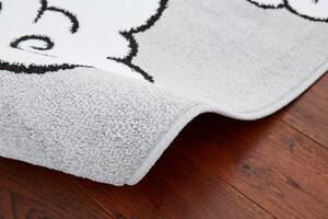 Dětský kusový koberec Agnella Happy Shy šedý Rozměr: 160x220 cm