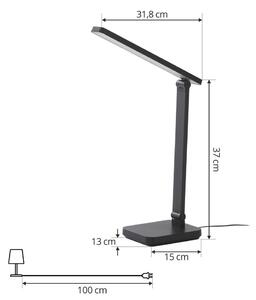 Lindby - Rylas LED Portable Stolní Lampa CCT Černá - Lampemesteren