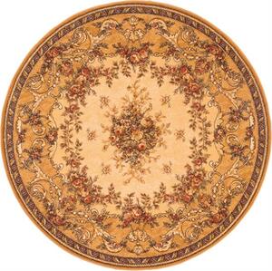 Kulatý koberec Agnella Isfahan Dafne Sahara Rozměr: průměr 160 cm