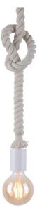 Leuchten Direkt 13572-16 - Lustr na lanku DIY 1xE27/10W/230V bílá