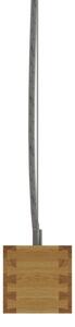 APLED - LED Lustr na lanku LOOK LED/36W/230V 4000K 120 cm dub