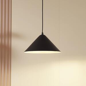 Závěsné svítidlo Lindby Clarine, černá/bílá, Ø 32 cm, kov