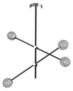 Lustr na tyči PAKSOS 4xG9/5W/230V černá