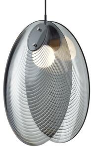 Bomma Luxusní LED závěsné svítidlo Ama opened bez baldachýnu Barva skla: Kouřová