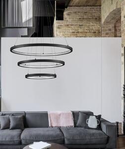 Nova Luce Závěsné LED svítidlo EMPATIA 108W 3000K, stmívatelné Barva: Černá