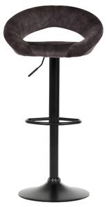 Barová židle EDITA hnědá/černá