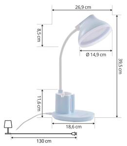 Lindby - Zephyra LED Stolní Lampa CCT Modrá - Lampemesteren