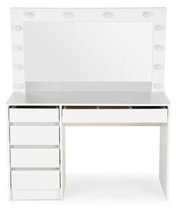 Toaletní stolek Hektor XL (bílá) (se zrcadlem)