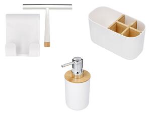 Livarno® Stěrka s držákem / Organizér na zubní kartáčky / Dávkovač mýdla (100399726)