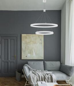 Nova Luce Závěsné LED svítidlo EMPATIA 60W 3000K, stmívatelné Barva: Bílá
