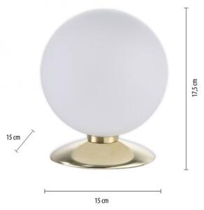Paul Neuhaus 4013-60 - LED Stmívatelná stolní lampa BUBBA 1xG9/3W/230V zlatá