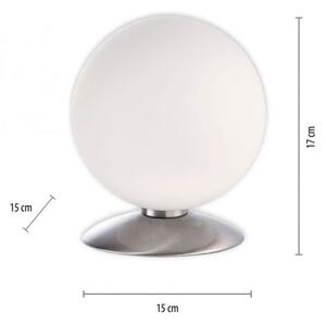 Paul Neuhaus 4013-55-LED Stmívatelná stolní lampa BUBBA 1xG9/3W/230V matný chrom
