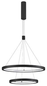 Nova Luce Závěsné LED svítidlo EMPATIA 60W 3000K, stmívatelné Barva: Černá