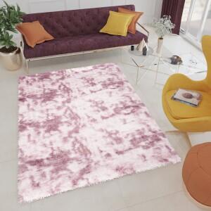 Makro Abra Kusový koberec moderní SILK DYED jemný měkký lehký růžový Rozměr: 120x170 cm