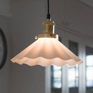 PR Home August závěsná lampa skleněné stínidlo Ø 25 cm, zástrčka