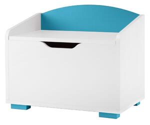 Konsimo Sp. z o.o. Sp. k. Dětský úložný kontejner PABIS 50x60 cm bílá/modrá KO0124