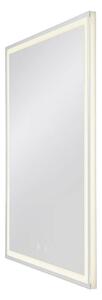 SLV BIG WHITE TRUKKO WL vnitřní LED nástěnné zrcadlo hranaté s funkcí odmlžení alu 1004730