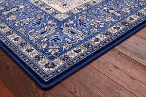 Vlněný kusový koberec Agnella Isfahan Leyla Tmavě modrý Rozměr: 200x300 cm