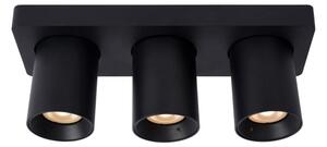 Lucide 09929/15/30 - LED Stmívatelné bodové svítidlo NIGEL 3xGU10/5W/230V černá
