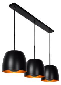 Lucide 30488/03/30 - Lustr na lanku NOLAN 3xE27/40W/230V černá