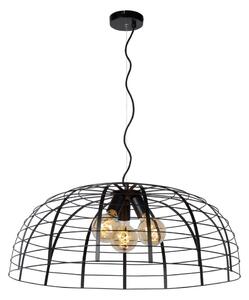 Lucide 45449/76/30 - Lustr na lanku ELODIE 3xE27/40W/230V černá
