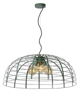 Lucide 45449/76/37 - Lustr na lanku ELODIE 3xE27/40W/230V tyrkysová