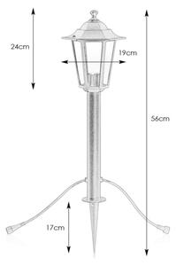 Markslöjd 107991 - LED Venkovní lampa GARDEN24 LED/3W/24V 56 cm IP44 černá