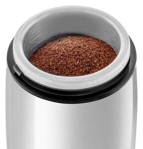Sencor - Elektrický mlýnek na zrnkovou kávu 60 g 150W/230V bílá/chrom