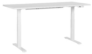Elektricky výškově nastavitelný pracovní stůl DESTINES Bílá 180 cm 80 cm