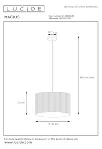 Lucide 03429/42/30 - Lustr na lanku MAGIUS 1xE27/40W/230V