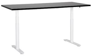 Elektricky výškově nastavitelný pracovní stůl DESTINAS Černá/Bílá 180 cm 80 cm