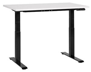 Elektricky výškově nastavitelný pracovní stůl DESTINES Bílá/Černá 120 cm 72 cm