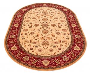 Oválný koberec vlněný Dywilan Omega Aries Světlý Rubín Rozměr: 170x235 cm
