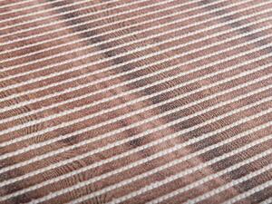 Koupelnová pěnová rohož / předložka PRO-013 Tmavě hnědý dřevodekor - metráž šířka 65 cm