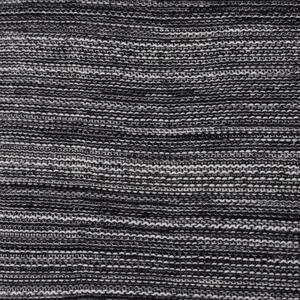 Pletený povlak MELANGE melír černá 45 x 45 cm