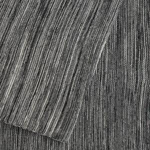 Pletený pléd MELANGE melír černá střední 130 x 200 cm