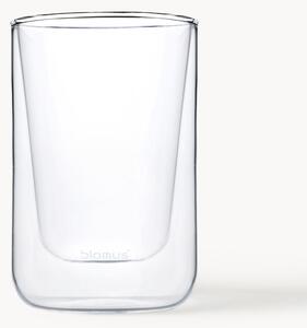 Sada dvoustěnných skleněných pohárků na kávu Nero, 2 díly