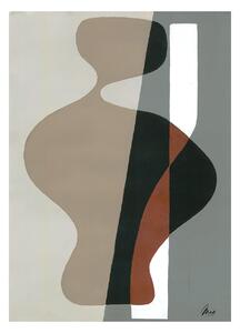 Paper Collective designové moderní obrazy La Femme 03 (50 x 70 cm)
