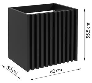 Umyvadlová skříňka NERONI černá