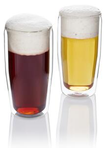 ERNESTO® Sada dvoustěnných sklenic, 2dílná (pivo) (100371541001)