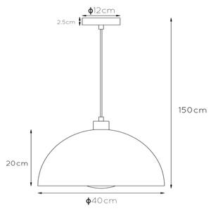 Lucide 45496/01/33 - Lustr na lanku SIEMON 1xE27/40W/230V zelená
