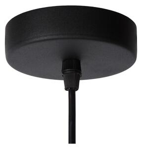 Lucide 77483/76/30 - Lustr na lanku ZIDANE 1xE27/15W/230V hnědá/černá