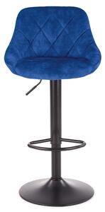Barová židle SCH-101 tmavě modrá