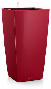 Samozavlažovací květináč Cubico Premium 30 cm, červená +